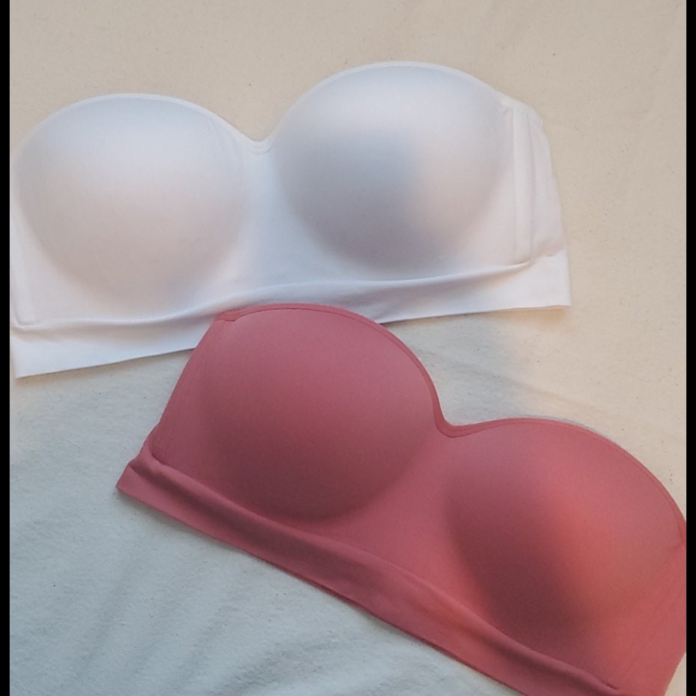 2 Comfortable Strapless Bras xxl or 2XG